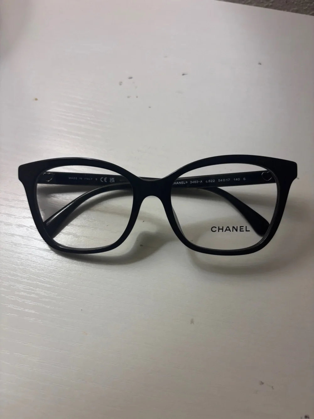 Black Chanel Eyeglasses